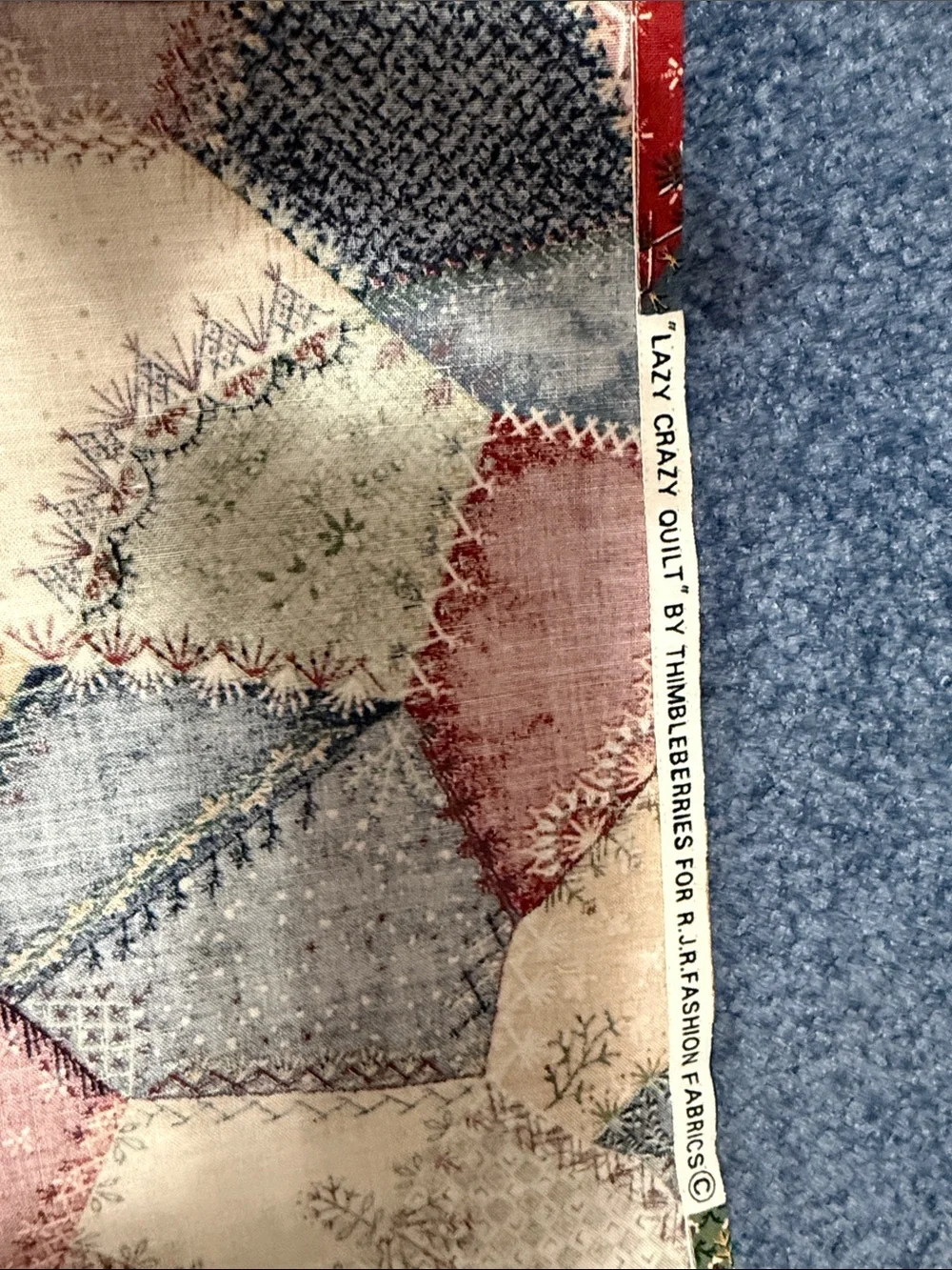 Lazy Crazy Quit By Thimbleberries for RJR Fabrics 44x20 and 44X39.5